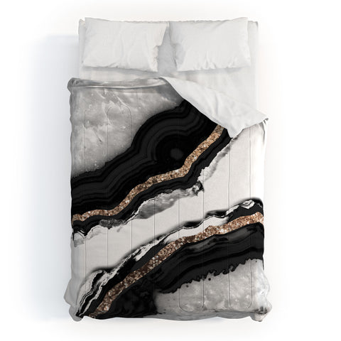 Anita's & Bella's Artwork Agate Glitter Glam 2 Comforter