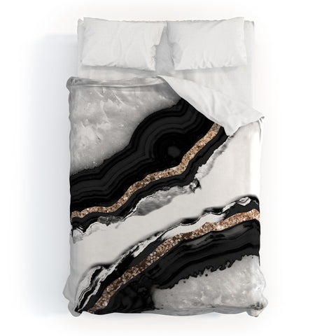 Anita's & Bella's Artwork Agate Glitter Glam 2 Duvet Cover