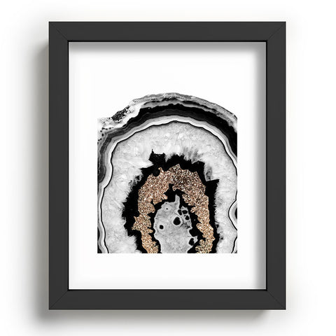 Anita's & Bella's Artwork Agate Gold Glitter 1 Recessed Framing Rectangle