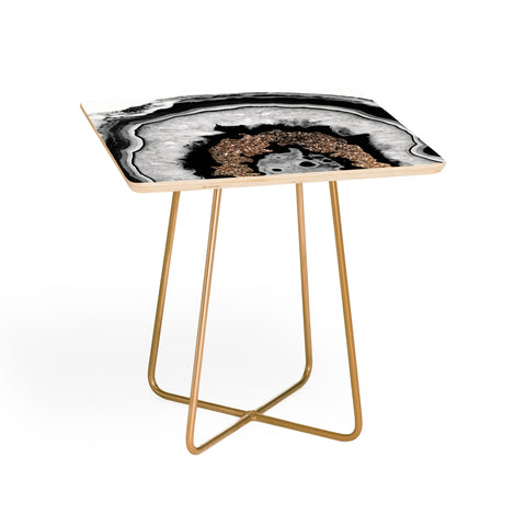 Anita's & Bella's Artwork Agate Gold Glitter 1 Side Table