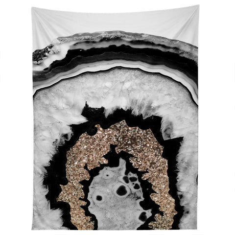 Anita's & Bella's Artwork Agate Gold Glitter 1 Tapestry