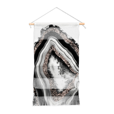 Anita's & Bella's Artwork Agate Rose Gold Glam 4 Wall Hanging Portrait