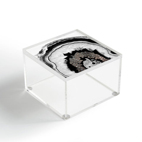 Anita's & Bella's Artwork Agate Silver Glitter 1 Acrylic Box