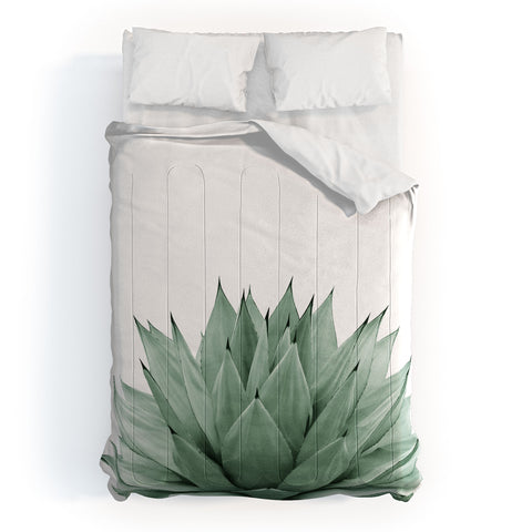 Anita's & Bella's Artwork Agave Green Summer Vibes Comforter