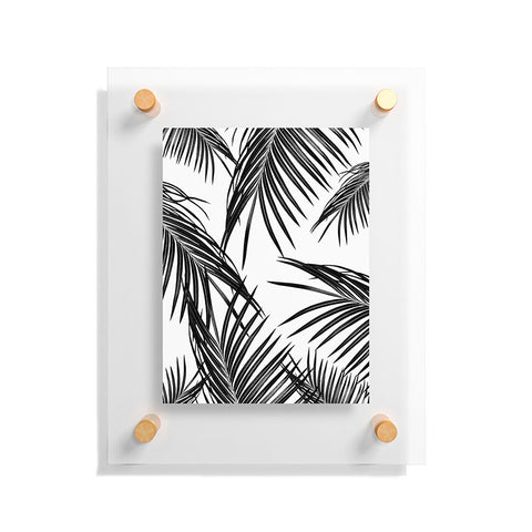 Anita's & Bella's Artwork Black Palm Leaves Dream 1 Floating Acrylic Print