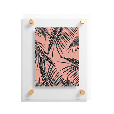Anita's & Bella's Artwork Black Palm Leaves Dream 5 Floating Acrylic Print