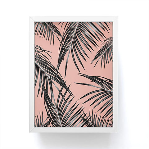 Anita's & Bella's Artwork Black Palm Leaves Dream 5 Framed Mini Art Print