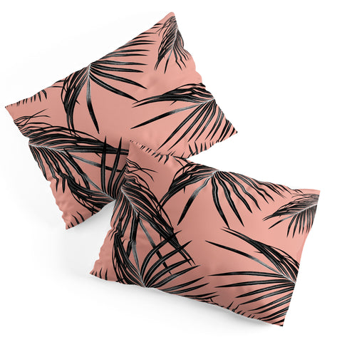 Anita's & Bella's Artwork Black Palm Leaves Dream 5 Pillow Shams