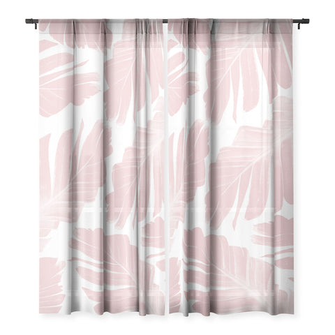 Anita's & Bella's Artwork Blush Banana Leaves Dream 11 Sheer Non Repeat