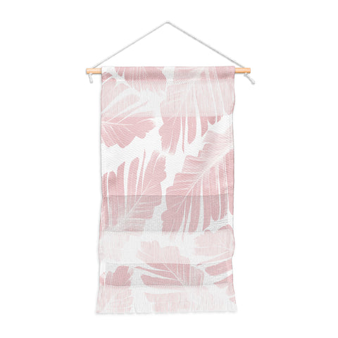 Anita's & Bella's Artwork Blush Banana Leaves Dream 11 Wall Hanging Portrait