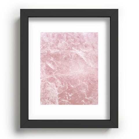 Anita's & Bella's Artwork Enigmatic Blush Pink Marble 1 Recessed Framing Rectangle