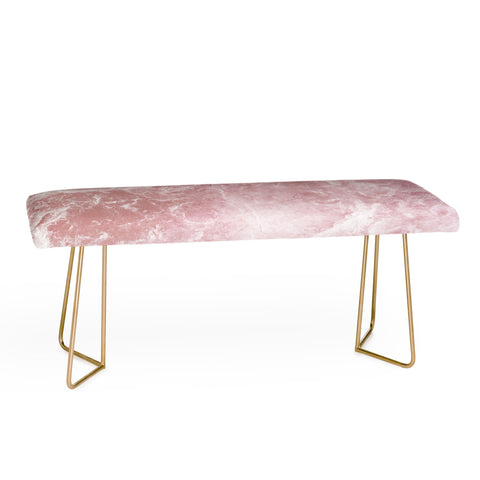 Anita's & Bella's Artwork Enigmatic Blush Pink Marble 1 Bench