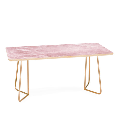 Anita's & Bella's Artwork Enigmatic Blush Pink Marble 1 Coffee Table
