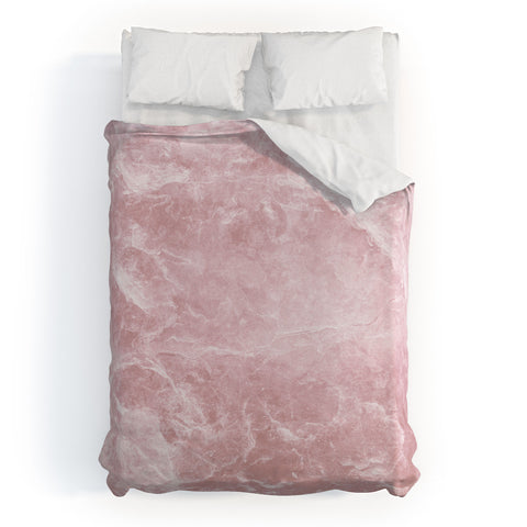 Anita's & Bella's Artwork Enigmatic Blush Pink Marble 1 Duvet Cover