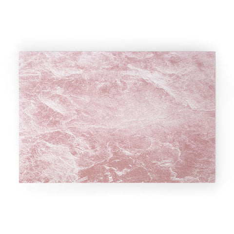 Anita's & Bella's Artwork Enigmatic Blush Pink Marble 1 Welcome Mat