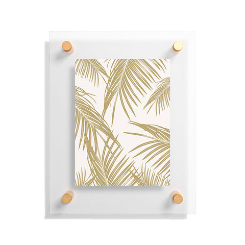 Anita's & Bella's Artwork Gold Palm Leaves Dream 1 Floating Acrylic Print