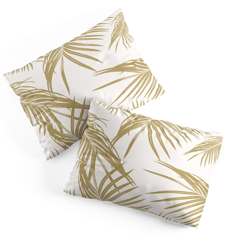 Anita's & Bella's Artwork Gold Palm Leaves Dream 1 Pillow Shams