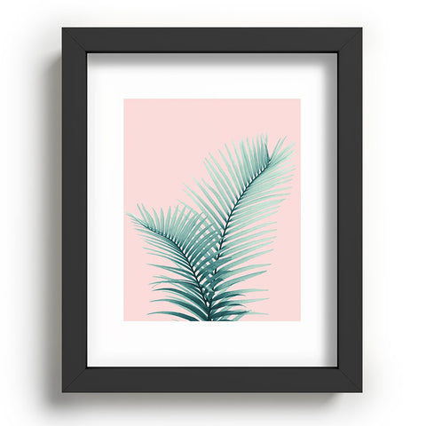 Anita's & Bella's Artwork Intertwined Palm Leaves in Love Recessed Framing Rectangle