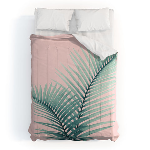 Anita's & Bella's Artwork Intertwined Palm Leaves in Love Comforter