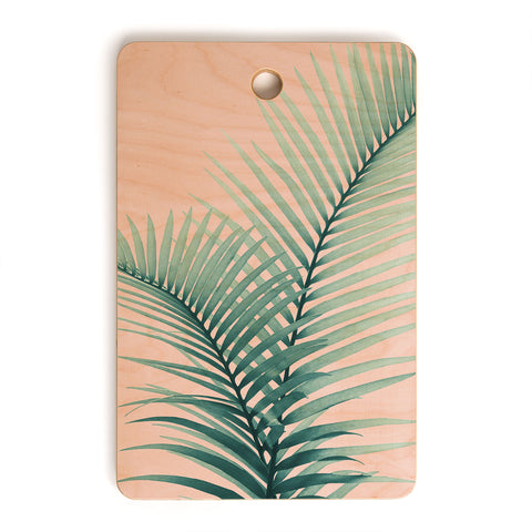 Anita's & Bella's Artwork Intertwined Palm Leaves in Love Cutting Board Rectangle