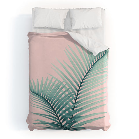 Anita's & Bella's Artwork Intertwined Palm Leaves in Love Duvet Cover