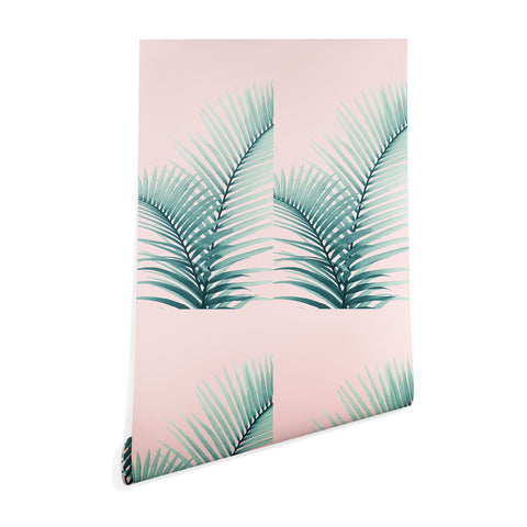 Anita's & Bella's Artwork Intertwined Palm Leaves in Love Wallpaper