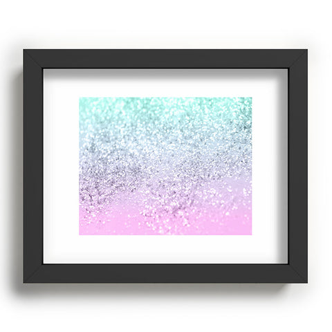 Anita's & Bella's Artwork Mermaid Girls Glitter 2 2019 Pastel Version Recessed Framing Rectangle