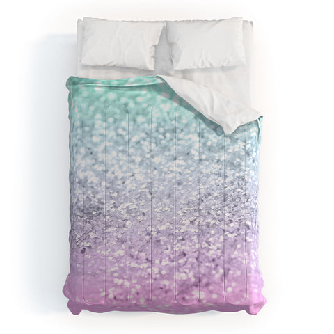 Anita's & Bella's Artwork Mermaid Girls Glitter 2 2019 Pastel Version Comforter