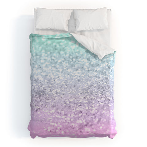 Anita's & Bella's Artwork Mermaid Girls Glitter 2 2019 Pastel Version Duvet Cover