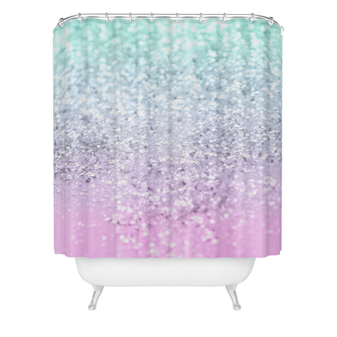 Anita's & Bella's Artwork Mermaid Girls Glitter 2 2019 Pastel Version Shower Curtain