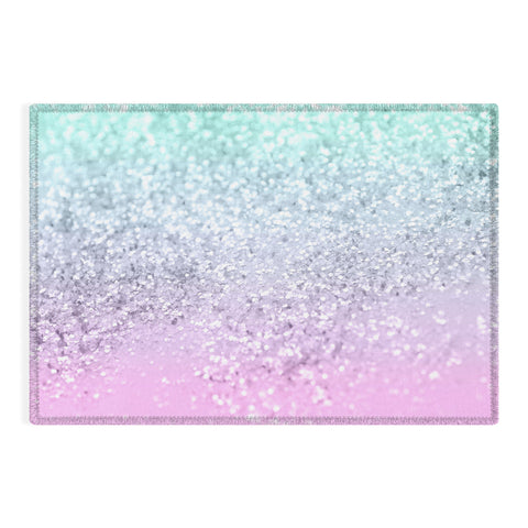 Anita's & Bella's Artwork Mermaid Girls Glitter 2 2019 Pastel Version Outdoor Rug