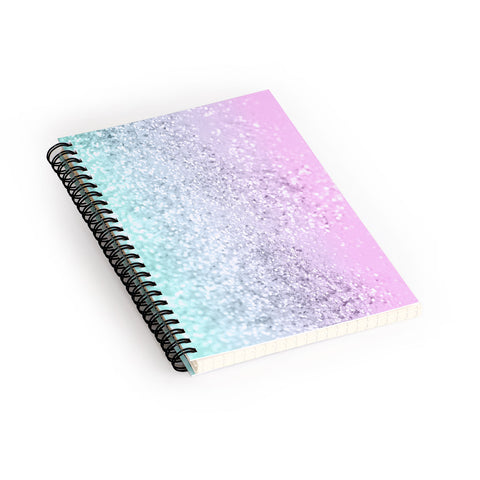 Anita's & Bella's Artwork Mermaid Girls Glitter 2 2019 Pastel Version Spiral Notebook