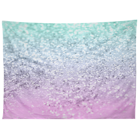 Anita's & Bella's Artwork Mermaid Girls Glitter 2 2019 Pastel Version Tapestry