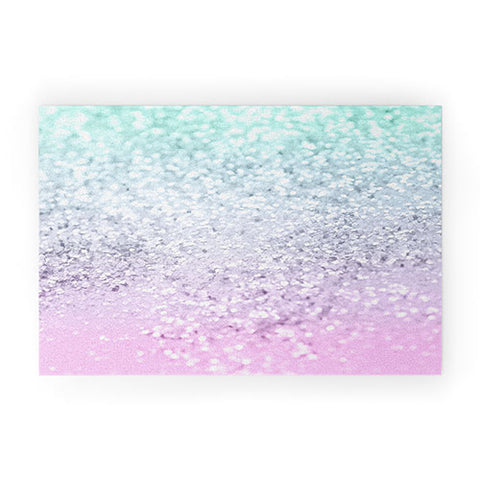Anita's & Bella's Artwork Mermaid Girls Glitter 2 2019 Pastel Version Welcome Mat
