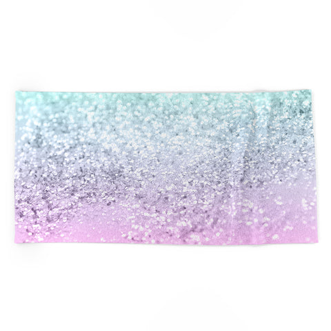Anita's & Bella's Artwork Mermaid Girls Glitter 2 2019 Pastel Version Beach Towel
