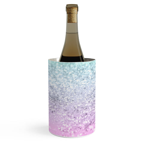 Anita's & Bella's Artwork Mermaid Girls Glitter 2 2019 Pastel Version Wine Chiller