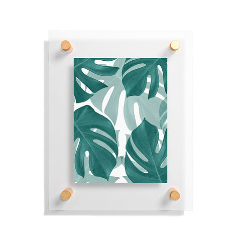 Anita's & Bella's Artwork Monstera Leaves Vibes 1 Floating Acrylic Print