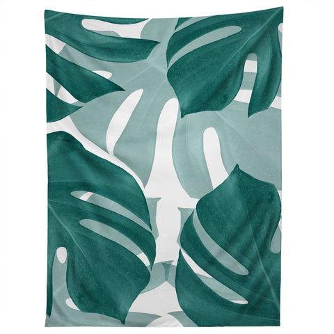 Anita's & Bella's Artwork Monstera Leaves Vibes 1 Tapestry