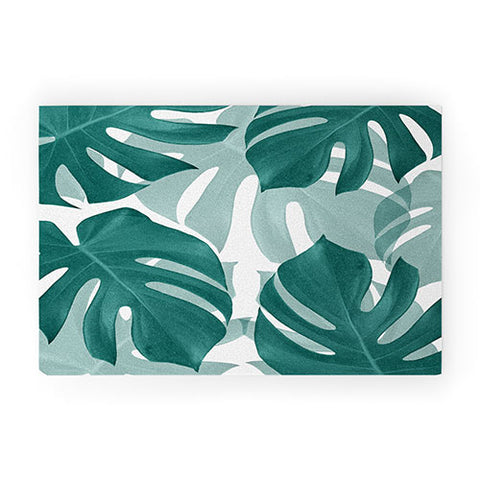 Anita's & Bella's Artwork Monstera Leaves Vibes 1 Welcome Mat