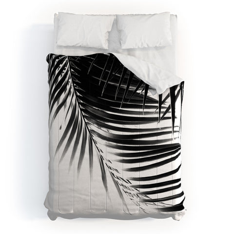 Anita's & Bella's Artwork Palm Leaves BW Vibes 1 Comforter