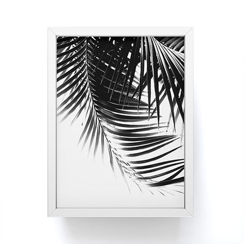 Anita's & Bella's Artwork Palm Leaves BW Vibes 1 Framed Mini Art Print
