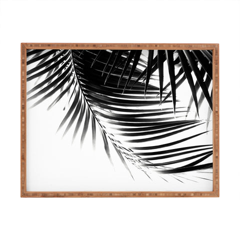 Anita's & Bella's Artwork Palm Leaves BW Vibes 1 Rectangular Tray