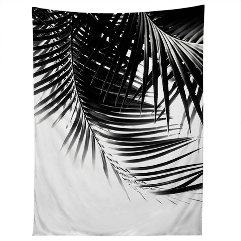 Anita's & Bella's Artwork Palm Leaves BW Vibes 1 Tapestry