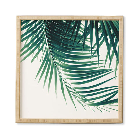 Anita's & Bella's Artwork Palm Leaves Green Vibes 4 Framed Wall Art