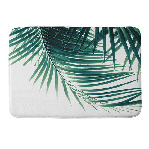 Anita's & Bella's Artwork Palm Leaves Green Vibes 4 Memory Foam Bath Mat