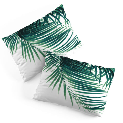 Anita's & Bella's Artwork Palm Leaves Green Vibes 4 Pillow Shams