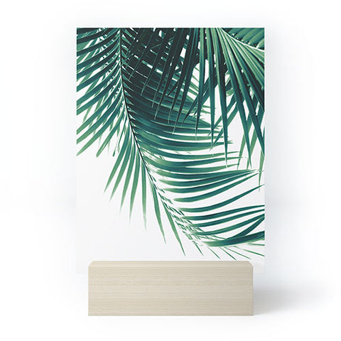 Anita's & Bella's Artwork Palm Leaves Green Vibes 4 Mini Art Print