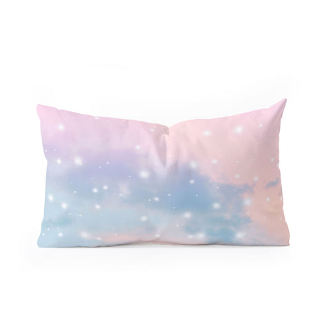 Anita's & Bella's Artwork Pastel Cosmos Dream 2 Oblong Throw Pillow
