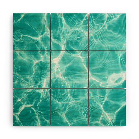 Anita's & Bella's Artwork Pool Dream 1 Wood Wall Mural