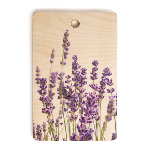 Anita's & Bella's Artwork Purple Lavender 1 Cutting Board Rectangle